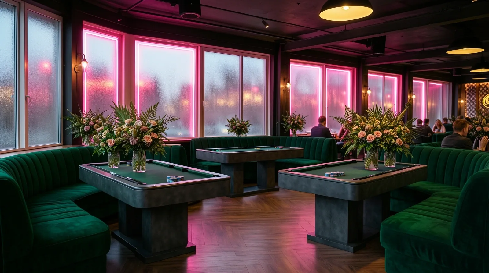 Interior of the Spelvento Gaming Salon